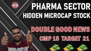 Pharma sector smallcap stock with double good news | technical analysis in hindi | share market news