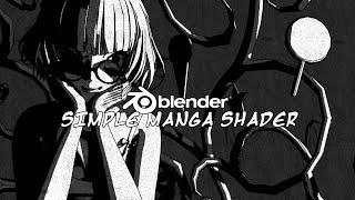 Blender Procedural Manga Shader | Under 5 Minutes!