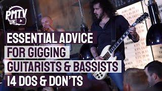 14 Tips for Gigging Guitarists - Dagan's Dos & Don'ts of Playing Gigs