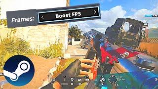 THE SIMPLE WAY TO INCREASE FPS IN R6 SIEGE (Steam Tricks)