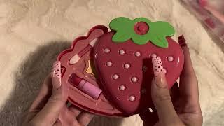 ASMR Strawberry Themed Haul - 500 Sub Special - Part 2 - no talking