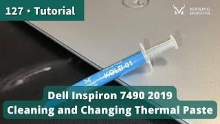 Speed Up Your  Dell Inspiron 7490 2019  Prevent Overheating With Dust Cleaning & New Thermal Paste