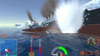 Tugboats cannot hit Sea Mines - Ship Handling Simulator