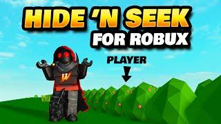 Playing Hide N Seek with Fans in Roblox Islands for Robux