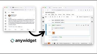 From tweet to PyPI with anywidget