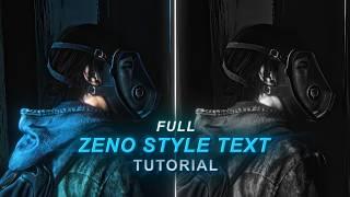 zeno style text tutorial on alight motion (+preset)