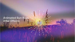 How To Create Animated Sun Rays In After Effects