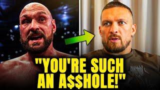 Tyson Fury and Usyk Exchange Fiery Words Ahead of Highly Anticipated Rematch