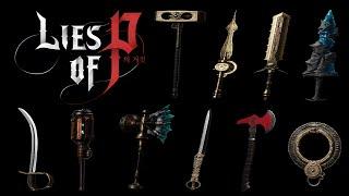 【Lies of P】All Weapons Moveset Showcase