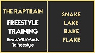 FREESTYLE TRAINING - Battle Beat Training - Rap Beat  -Improvising with Word Generator