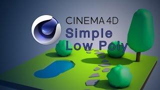 Cinema 4D simple Low Poly tutorial