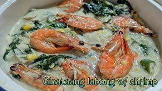 Ginataang labong w/ shrimp 