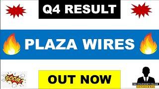 Plaza Wires Q4 Results 2024 | Plaza Wires Results | Plaza Wires share latest news | plaza cable