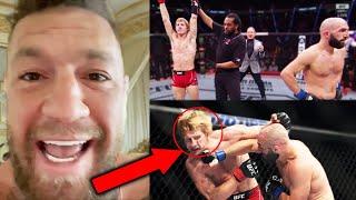 Conor McGregor REACTS to Paddy Pimblett vs Jared Gordon Highlights UFC 282