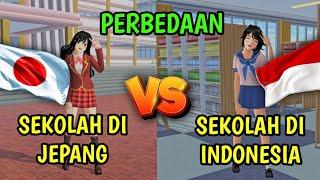 PERBEDAAN SEKOLAH DI JEPANG VS SEKOLAH DI INDONESIA!! || SAKURA SCHOOL SIMULATOR INDONESIA