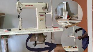 How to assemble a post bed sewing machine