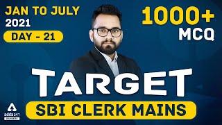 Target SBI Clerk 2021 Mains | General Awareness | 1000+ Questions | Day #21