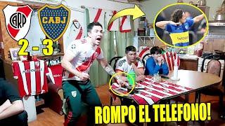 RIVER 2 vs BOCA 3  Reacción de un Hincha de RIVER RE CALIENTE  Superclasico Cuartos de Final