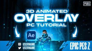 How to Make Easily 3D Animated Gaming Overlay On Your PC ( FREE & Fast )