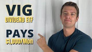 How Big Of A Paycheck Does VIG Pay || Dividend ETF
