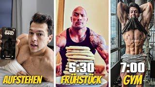 Ich mache die Morgenroutine von The Rock!