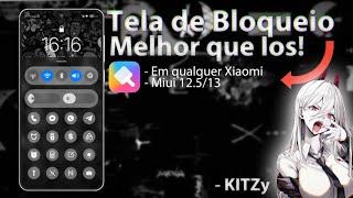 TELA DE BLOQUEIO IGUAL IOS  | Tema imperdível xiaomi melhor que Ios!!!