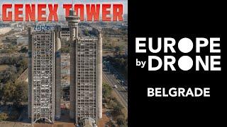 Western City Gate Belgrade / Genex tower | Europe by Drone (DJI Mavic 2 Pro, aerial video)