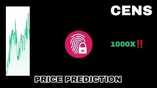 CENS TOKEN TO THE MOON‼️ CENSORED AI PRICE PREDICTION 1000X GAINS⁉️ CRYPTO WITH HUGE POTENTIAL