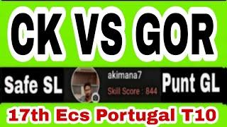 CK vs GOR Dream11 Prediction || CK vs GOR || CK vs GOR Dream11 || CK vs GOR Portugal T10 Dream11