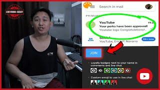 Paano Ako Na Approve Sa YouTube Channel Membership Features (JOIN BUTTON ENABLE)