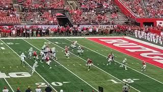 Rutgers football Defense sack Akron zips RB RU won baby 48-17