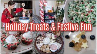 Holiday Treats, Festive Fun, Christmas Town & Mom Life! Delivery Driver Snack Cart & Holiday Vibes!