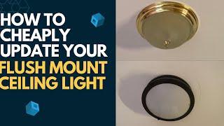 006 - Everyday Home Repairs | CHEAP (under $30) Simple LED ceiling light upgrade and install