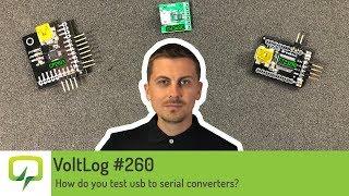 Voltlog #260 - How do you test usb to serial converters? (CP2103 vs CH340E vs FT232RL)