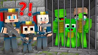 Why JJ POLICE Family Put Mikey Family in PRISON in Minecraft ? - Maizen