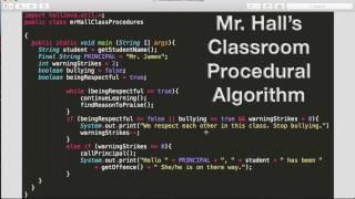 Mr. Hall's Classroom Procedural Algorithm