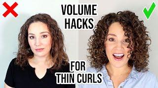 10 Hacks for Volume & Fullness in Thin Curly Hair | Not Your Mother's, Maui Moisture, Curlsmith