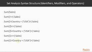 Learn Qlik Sense Dashboard Development:  Basics of Set Analysis Expression | packtpub.com