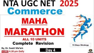 Complete Commerce Marathon all 10 unit revision with IMP MCQS II UGC NET Dec 2024 PAPER 2 Commerce