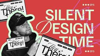 Making A Modern Website Design In Kittl For Fun | Silent Design Time 05