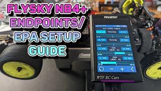 Flysky NB4+ servo endpoint or EPA guide