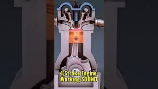 four stroke motor sound animation engine #shorts #viral #mechanical #animation