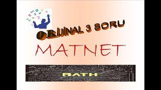 3 Soru 3 Çözüm TYT AYT Matematik Karma Soru Çözümü-Matnetik Akademi