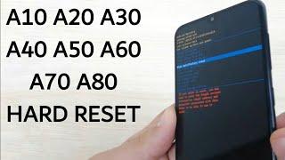 samsung A10 / A20 / A30 / A40 / A50 / A60 / A70 /A80 Hard Reset