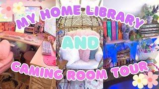 My Home Library/Gaming Room Tour! 