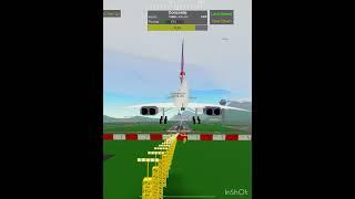 BUTTERING THE CONCORDE AT PERTH INTERNATIONAL AIRPORT #robloxptfs #concorde