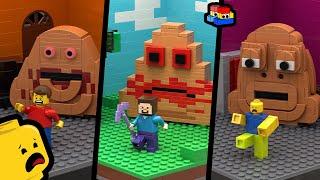 LEGO Pou and Bou's Revenge: Original VS Minecraft VS Roblox