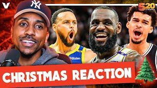 Jeff Teague REACTS to CRAZY LeBron vs. Steph Curry Christmas game, Wemby 40-PIECE, Luka's INJURY