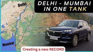 Delhi to Mumbai on a single tank of fuel in Maruti Grand Vitara Hybrid || Mileage Marathon