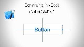 Working with constraints in xCode